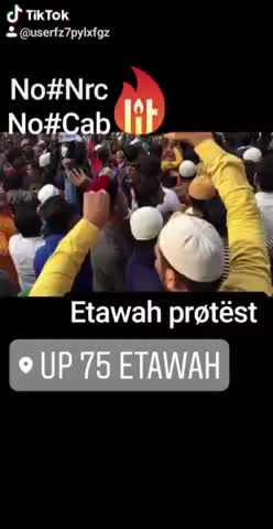 इटावा: Etawah NRC protest#Nrc#cab