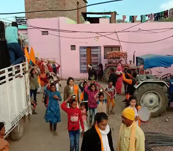 सांगोद: ग्राम पंचायत दिल्लीपुरा में पंच कुंडी शांतिकुंज गायत्री महायज्ञ कलश यात्रा #10l1954288 #100ph #