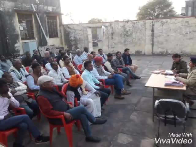 करौली: कैलादेवी थाना प्रभारी की अध्यक्षता में थाना परिसर में आयोजित की गई सीएलजी सदस्यों की बैठक #सीएलजी #बैठक