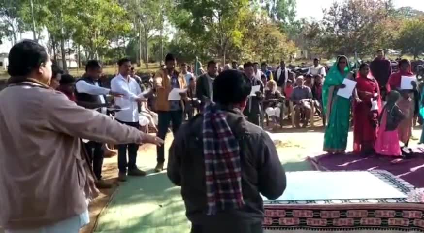 बगीचा: ग्राम पंचायत पण्ड्रापाठ में सभी नव निर्वाचित पंच और सरपंच ने ग्रहण की शपथ #सरपंच #शपथ_ग्रहण