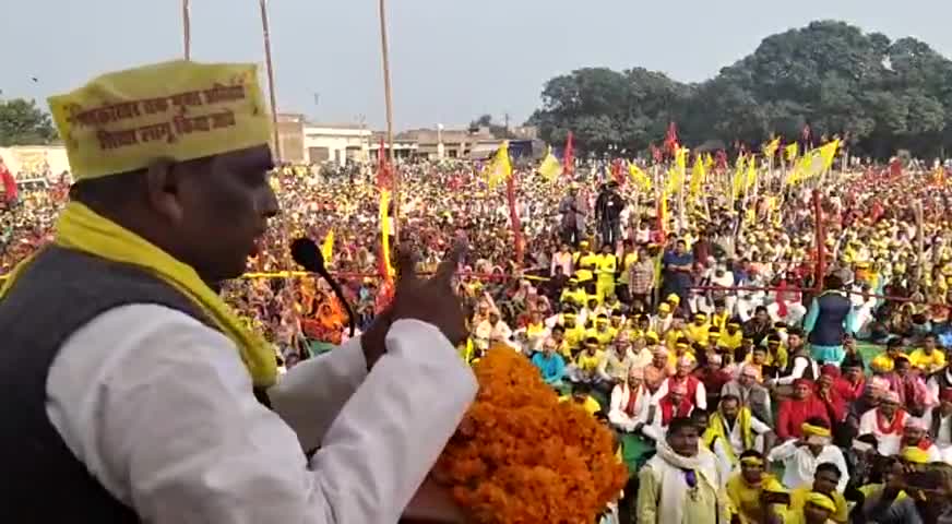 #भाजपा_सरकार पर #जमकर_बरसे माननीय #ओमप्रकाश_राजभर जी