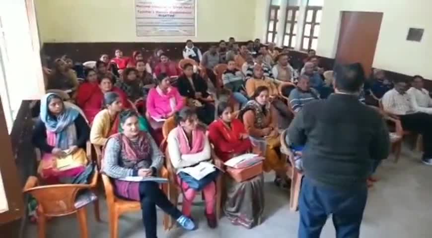 ज्ञानपुर: ज्ञानपुर BRC में शिक्षकों के लिए आयोजित हुआ निष्ठा प्रशिक्षण शिविर #प्रशिक्षण_शिविर