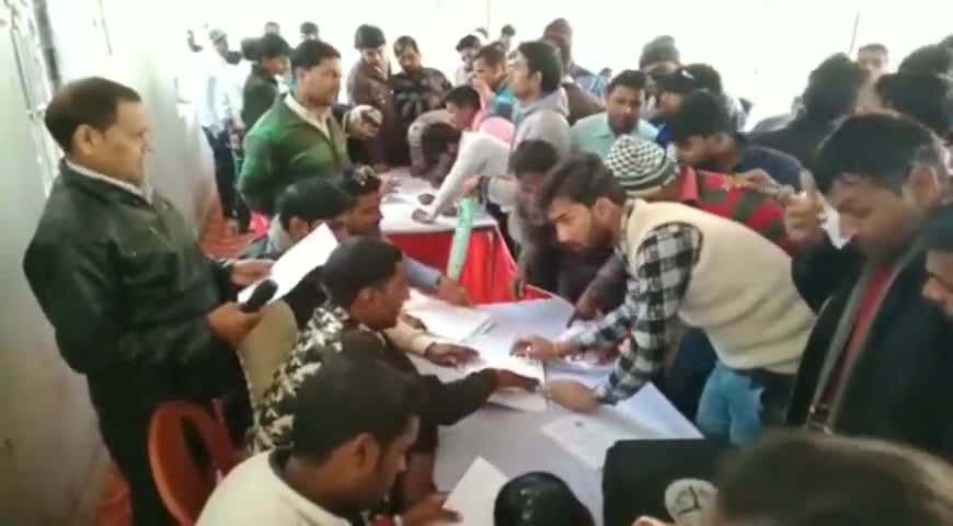 ज्ञानपुर: ज्ञानपुर में सेवा योजना विभाग द्वारा आयोजित हुआ रोजगार मेला, बड़ी संख्या में पहुंचे युवा #रोजगार_मेला