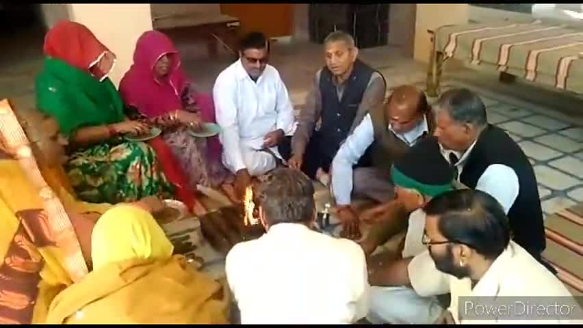 चूरू: राष्ट्रीय श्रृंखला के आह्वान पर चूरू में गायत्री परिवार ने किया यज्ञ #गायत्री_परिवार