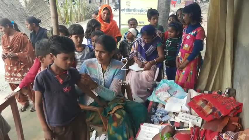 बोचहां: बलथी में कैम्प लगा कर 48 बच्चों को जेई टीकाकरण दिया गया, एएनएम कुमारी अंजू ने टीकाकरण कार्यक्रम किया #टीकाकरण #anm