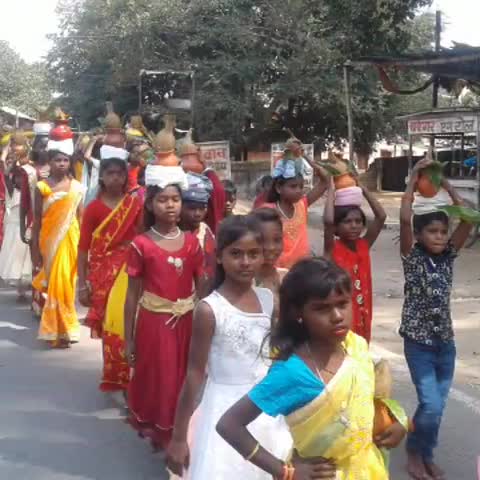 घाघरा: चपका गांव में शिव पूजा समिति द्वारा निकाली गई कलश यात्रा #कलशयात्रा