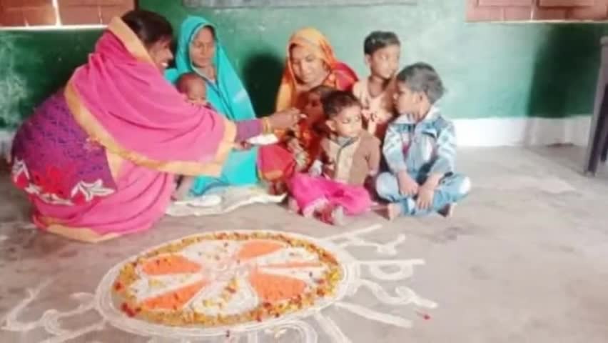 अमृतपुर: अमृतपुर क्षेत्र में मनाया गया अन्नप्राशन दिवस, आंगनबाड़ी केंद्रों पर 6 माह के बच्चों को पूरक पोषण आहार दिया गया #कुपोषण