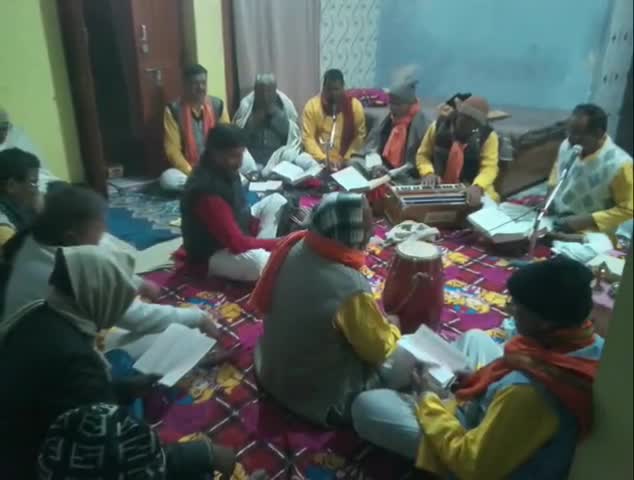 गढ़वा: गढ़वा में मानस मंडली बिसुनपर गढ़वा इकाई के द्वारा साप्ताहिक सुंदरकांड पाठ का किया आयोजन।#सुंदरकांड पाठ
