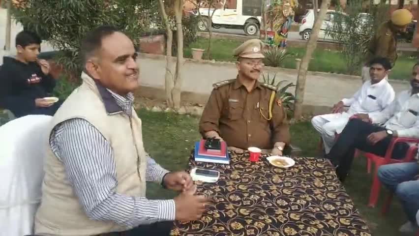 करणपुर: श्री करणपुर पुलिस थाने में डीएसपी ने ली सीएलजी की बैठक, सदस्यों ने पुलिस के सामने रखीं समस्याएं #डीएसपी #सीएलजी