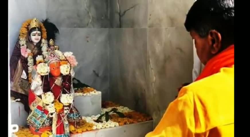 इंदौर: माता अंजनी के गोद में बैठे बाल हनुमान का हुआ पूजन
#kailashvijayvargiya