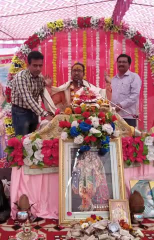 करणपुर: श्री करणपुर कस्बे में आयोजित भागवत कथा हुई संपन्न, अंत में सुनाई गई राजा परीक्षित के मोक्ष की कथा #धर्म #भागवत_कथा