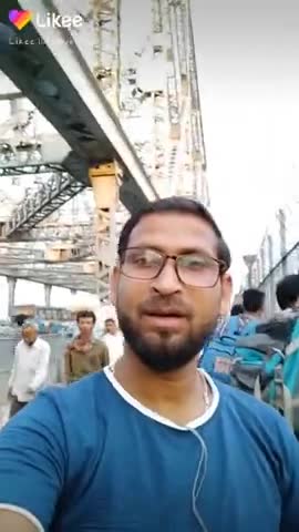 #today #fully #enjoyed #howrah #bridge #Kolkata 😘