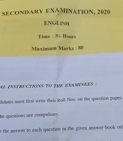 चूरू: #seniorcitizen  secondary exam 2020