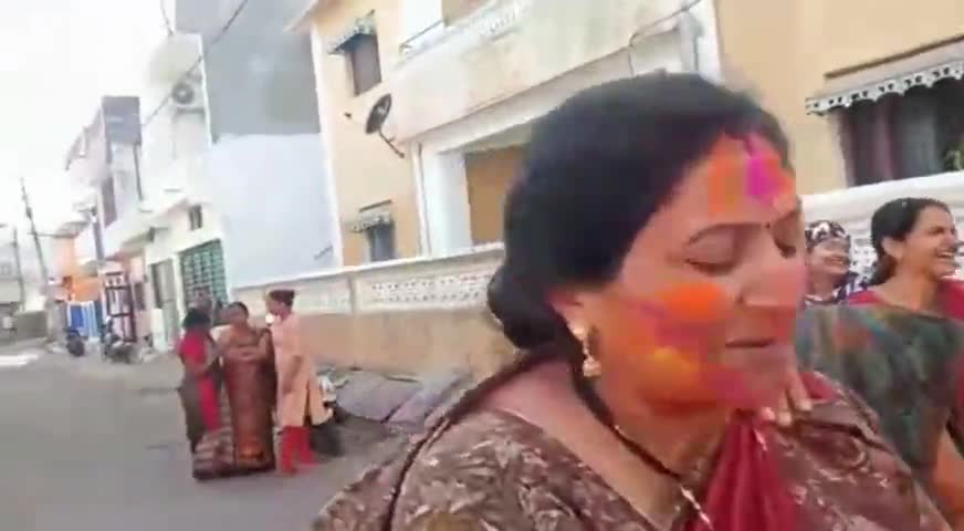 शाहपुर: शाहपुर महिला मंडल ने धूमधाम से मनाया रंग पंचमी का त्यौहार #रंग_पंचमी