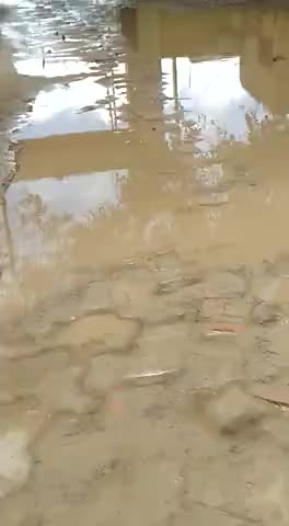 घड़साना: घड़साना क्षेत्र के सार्वजनिक स्वास्थ्य केंद्र के प्रवेश द्वार पर भरा बरसात का पानी, मरीजों को हो रही परेशानी #सीएचसी