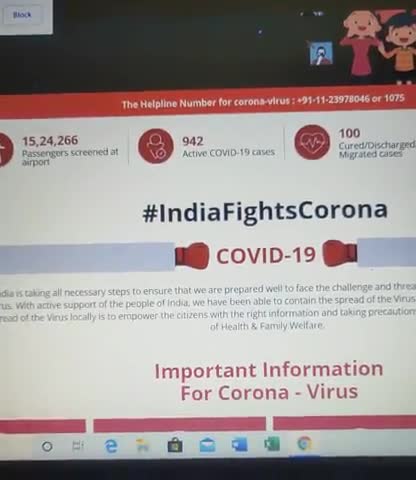 केसरिया: Covid 19
Corona Virus se bache#corona_fen