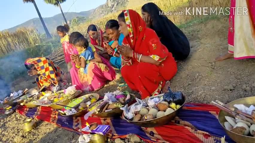कौआकोल: नवादा जिले के Kawakole प्रखण्ड के pachmba गाव मे #चैती छठ पूजा की झलकियां #MobileRepoter Kismis Amit