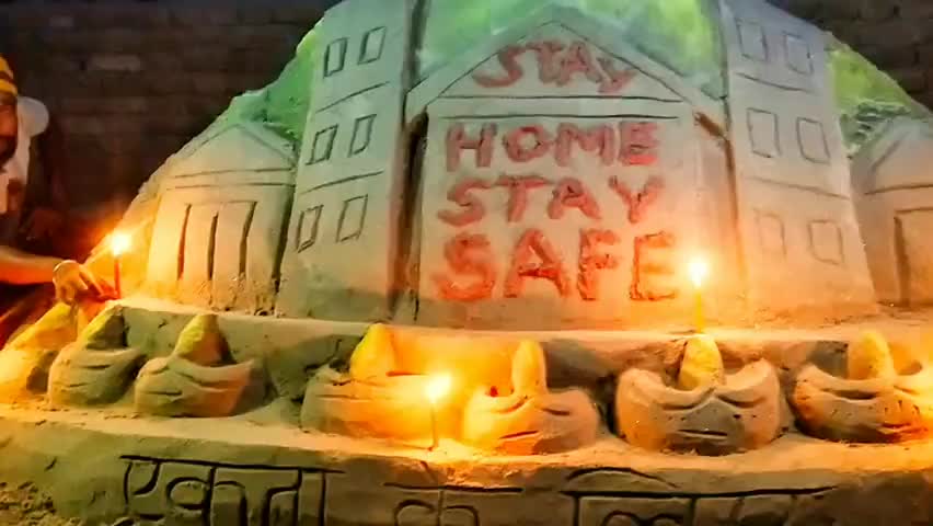#Stay #Home
#Stay #Safe
#sand #sculpture #art
दिप जलाएं, एकता के लिए, अखंडता के लिए,