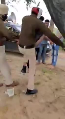 हनुमानगढ़: #lockdawon #police #public