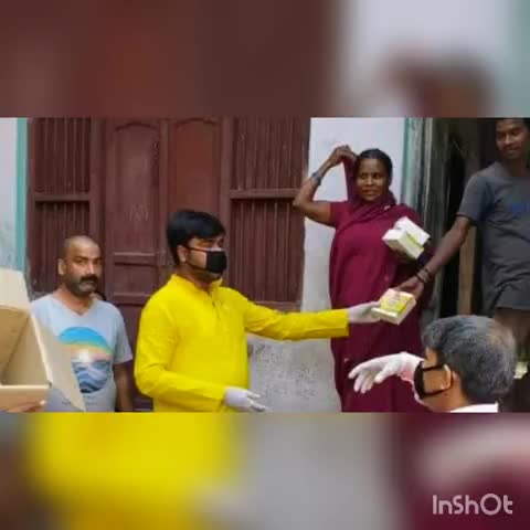 सहार: सहार में जदयू नगर अध्यक्ष राकेश रंजन के नेतृत्व में गरीबों के बीच किया गया भोजन का वितरण #जदयू #नगर_अध्यक्ष