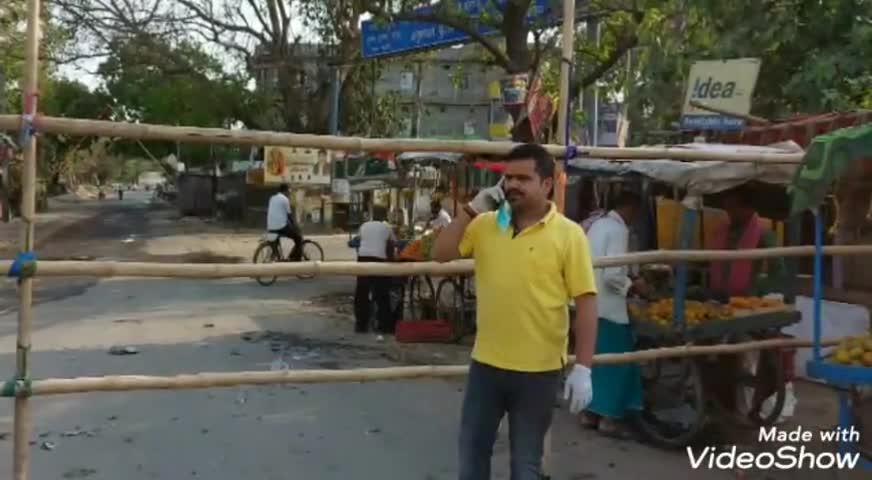 जगदीशपुर: बिहार में कोरोना के बढ़ते मामलों को लेकर जगदीशपुर नगर पंचायत अध्यक्ष ने नगर की सीमा को किया सील #सील #कोरोना
