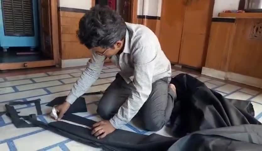जोधपुर: कोरोना महामारी में बने असली हीरो सुखराम नायक शखंवास निवासी अपने खर्चे से निशुल्क बांट रहे मास्क बना कर #coronafighter