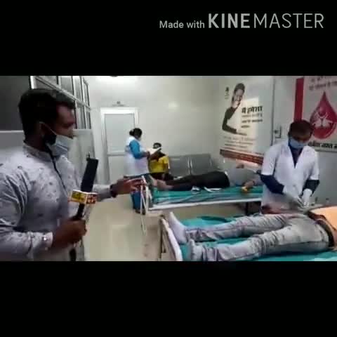 हिसार: जजपा कार्यकर्ताओं ने नागरिक हस्पताल हिसार में पहुंचकर किया रक्तदान #जजपा #रक्तदान