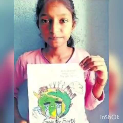 लखीसराय: जिले के सेंट्रल स्कूल की छात्रा अंजलि ने लोगों से पेंटिंग के जरिए की पृथ्वी को बचाने की अपील #पृथ्वी_दिवस