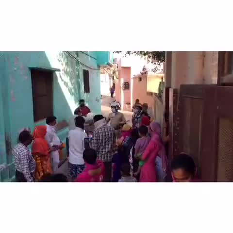 पंचकूला: रायपुर रानी खटीक मोहल्ला में किया गया पुलिस कर्मियो का तह दिल से स्वागत#covid19india #covid19_corona