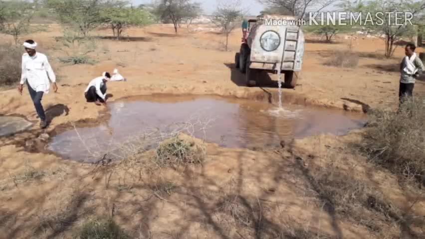 बामनवास: कोचर डूंगर पट्टी के पहाड़ी क्षेत्र में पानी की किल्लत को देखते हैं भामाशाह द्वारा पहुंचाया गया पानी का टैंकर #भामाशाह