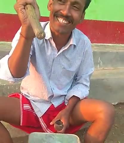 सासाराम: दारीगांव में लॉक डाउन में रोजी रोटी चलाते हुए मजदुर नंदू#lock down