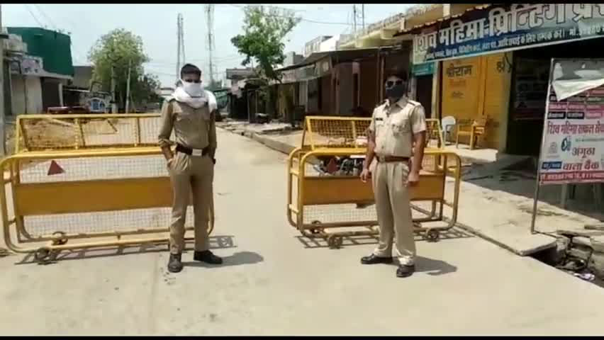 खानपुर: लॉकडाउन की सख्ती से पालना के लिए एनसीसी कैडेट्स ने भी सारोलाकला में संभाला मोर्चा #एनसीसी