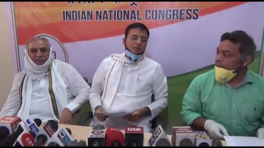 कैथल: कांग्रेस के रणदीप सुरजेवाला ने कहा, कैथल और कुरुक्षेत्र के किसानों को तबाह करने में तुली खट्टर सरकार #रणदीप_सुरजेवाला