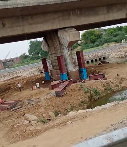 चंदौली: karmnasha Nadi ka bridge #corona#newsreport