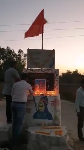 पीपलखूंट: ठीकरिया गांव में प्रताप सर्कल पर दीप जलाकर मनाई गई महाराणा प्रताप की जयंती #महाराणा_प्रताप_जयंती
