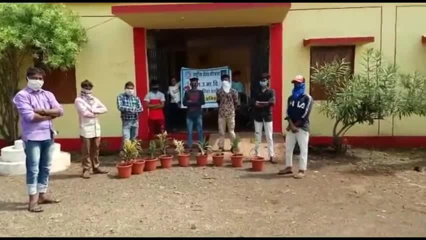 वरला: चाचरिया पाटी स्कूल की राष्ट्रीय सेवा योजना इकाई ने पौधारोपण कर मनाया विश्व पर्यावरण दिवस #पर्यावरण_दिवस #एनएसएस