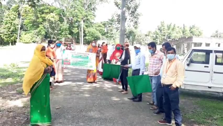 बसंतपुर: जेई सघन टीकाकरण अभियान को लेकर बसंतपुर प्रखंड कार्यालय से निकाली गई जागरूकता रैली, कई अधिकारी रहे मौजूद #जेई