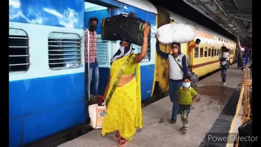 नवागढ़: lockdown में फसे प्रवासी मजदूर श्रमिक स्पेशल ट्रेन से पहुँचे अपने गृह जिला जिसमें जनपद नवागढ़ क्षेत्र से 4443 #covind19