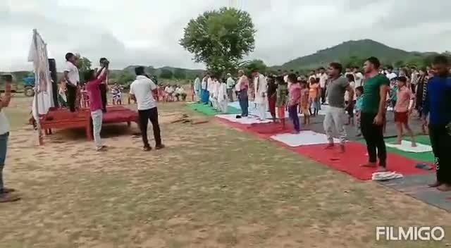 झाझा: बाराजोर में योग दिवस पर कॉमन योग प्रोटोकॉल के साथ प्रतियोगिता का किया गया आयोजन #विश्व_योग_दिवस