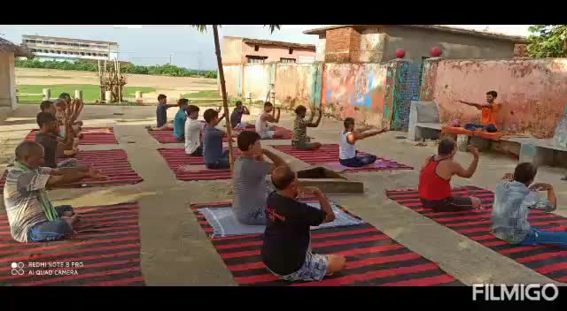 लक्ष्मीपुर: अंतरराष्ट्रीय योग दिवस पर दिग्घी गांव में मिलेनियम स्टार फाउंडेशन के द्वारा कराया गया योगाभ्यास #विश्व_योग_दिवस