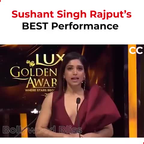 #सुशांतसिंहराजपूत का उम्दा अवार्ड नाईट्स परफार्मेंस।💗