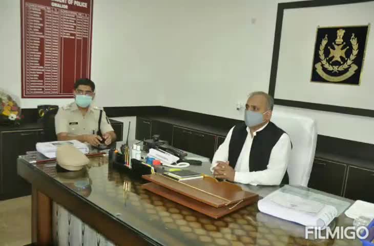 ग्वालियर गिर्द: एडीजी राजाबाबू सिंह ने किया एसपी ऑफिस का निरीक्षण, एसपी समेत अन्य अधिकारियों से की चर्चा #एसपी #एडीजी