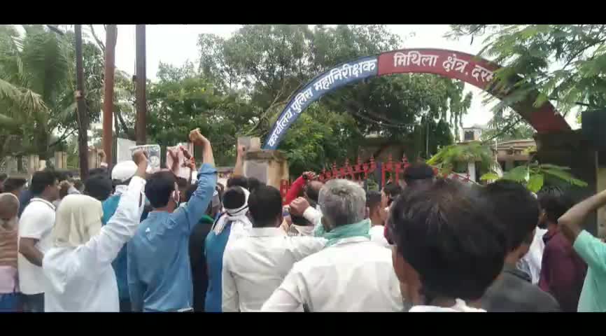 दरभंगा: दरभंगा इंसाफ मंच ने मोहम्मद नाजिम हत्याकांड को लेकर किया आईजी का घेराव #आईजी