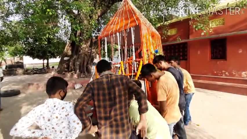 शेरघाटी: शेरघाटी में रूट छोटा कर निकाली गई राम-जानकी रथयात्रा #धर्म #रथयात्रा
