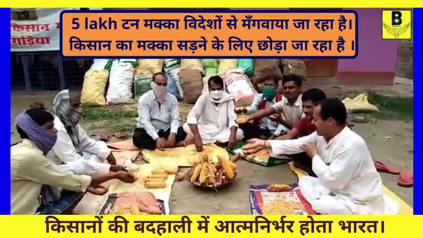 रोहतक: किसानों की बदहाली में आत्मनिर्भर होता भारत। 
#makka #msp #farmer #farmers #farmersuicide
