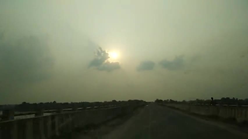 जयनगर: #बादल में छुपता सूरज देवता