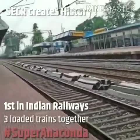 सुपौल: देश में पहली बार 2 किलोमीटर लंबी ट्रेन चलाकर रेलवे ने रचा इतिहास।
#super anaconda