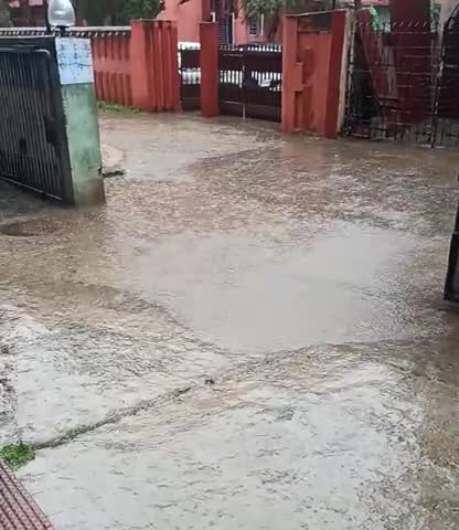 पटना ग्रामीण: ज़ोरदार बारिश एक घंटे से ज्यादा से हो रहा है #barish #patna #Patliputra