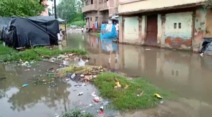 आरा: #आरा#माननीय अनवर आलम की #दबंगई #प्रशासन पर भारी। जलजमाव से वार्ड27 में  #महीनों से डूबे लोग। #DM #नगर निगम बने लाचार।