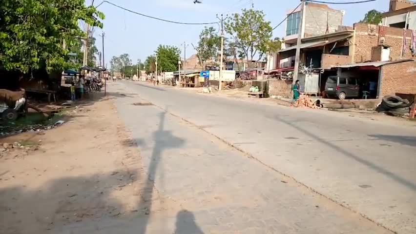 जलालाबाद: कलान में काफी सफल रहा लॉक डाउन का पहला दिन, सड़कों पर पसरा रहा सन्नाटा #लॉक_डाउन